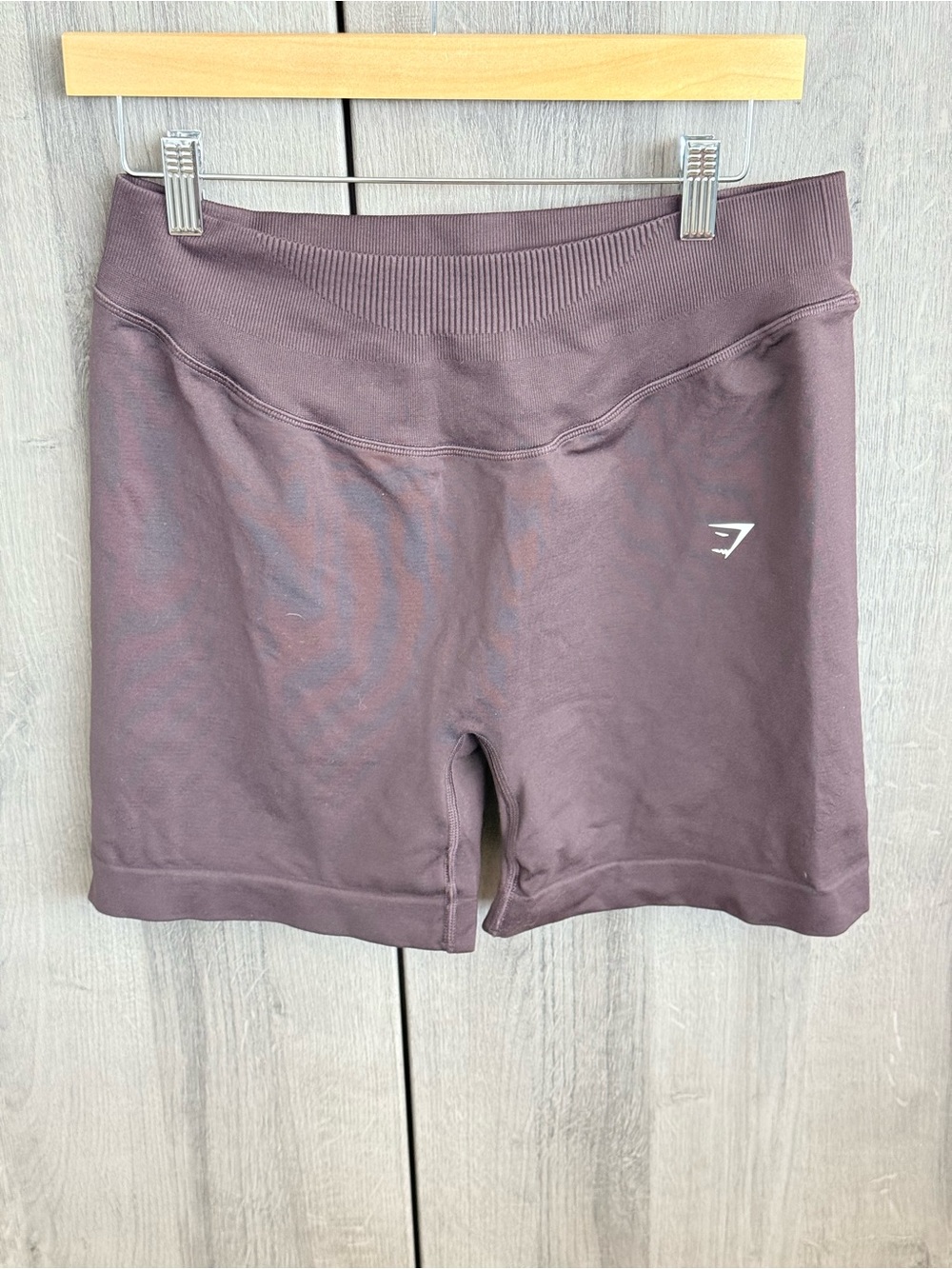 Gymshark brown High-Rise Seamless Bike Shorts